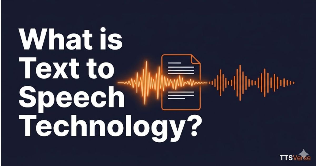What is Text to Speech Technology?
