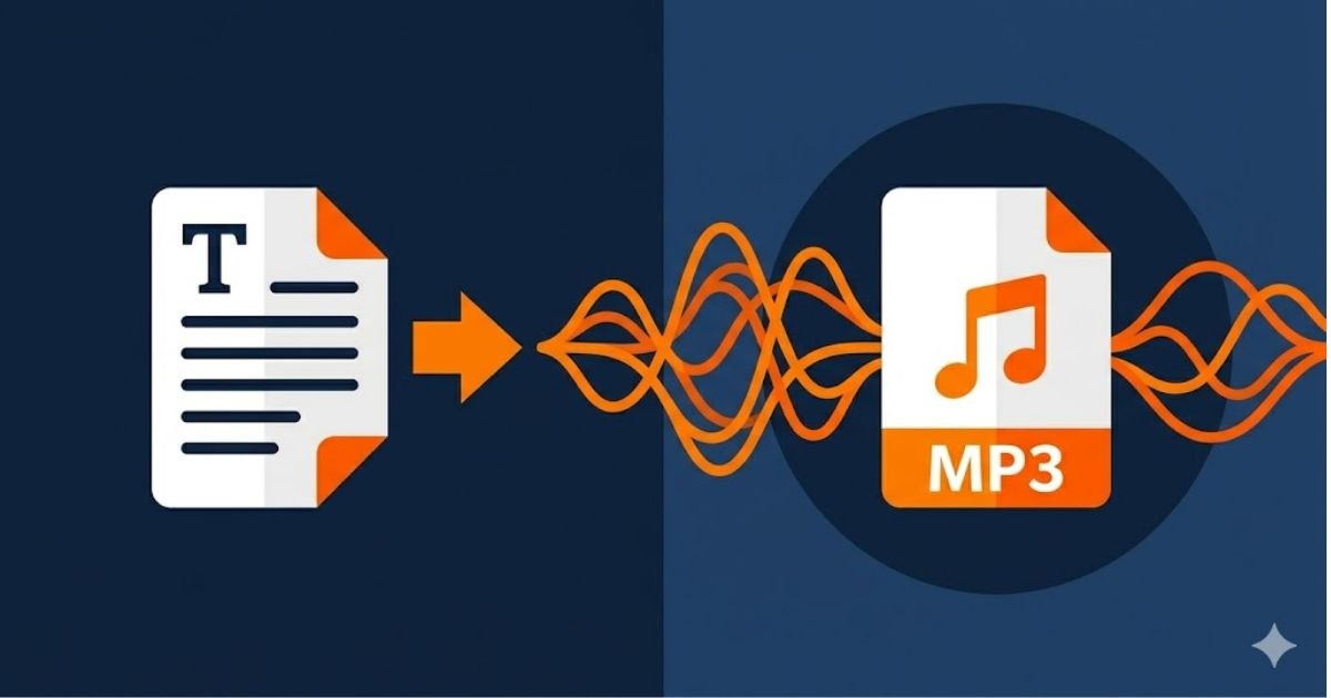 How to Convert Text to MP3 Audio for Free